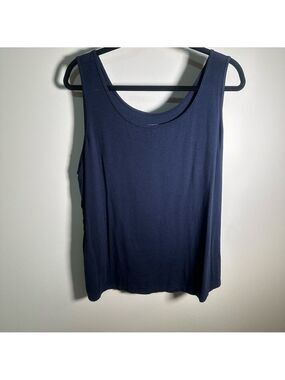 Sonoma Navy Tank Top Size 2X